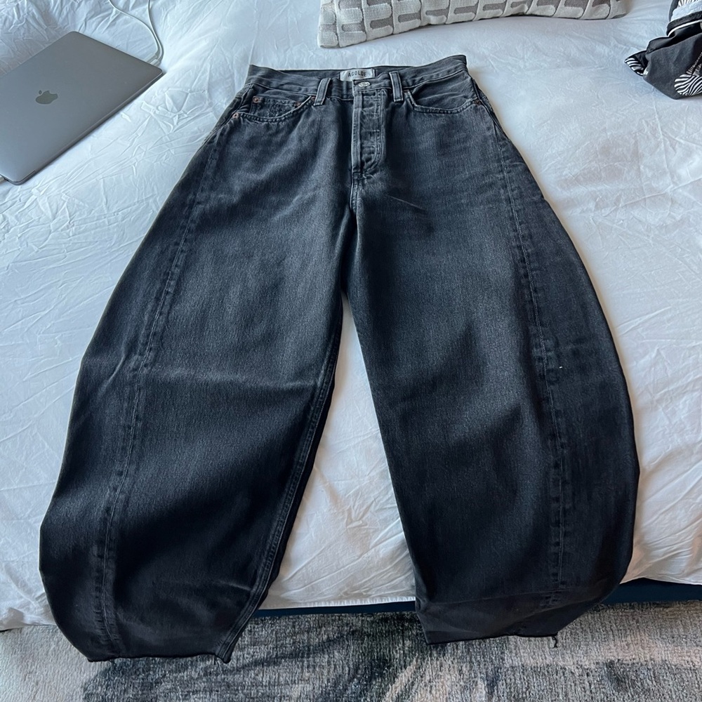 AGOLDE Luna Pieced Wide Leg Jeans